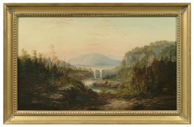 Landscape with Waterfalls