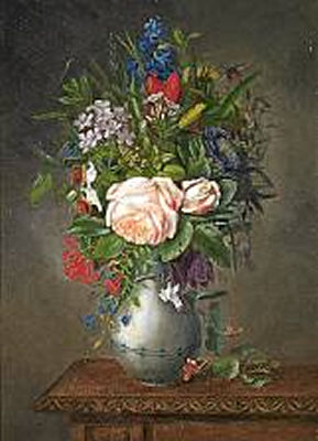 Flowers by Christian Mollback - Auction record, sale price, and art valuation. Compare with similar artists and explore comparable artworks.