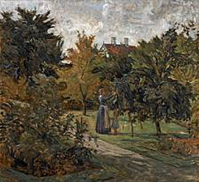 Garden with Mother and Child
