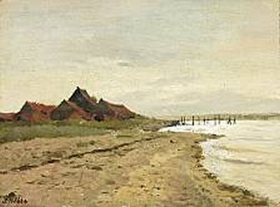 Coast with Houses