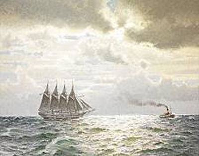 Seascape by Alfred V Jensen - Auction record, sale price, and art valuation. Compare with similar artists and explore comparable artworks.