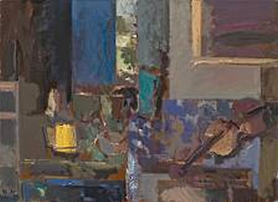 Still Life with a Violin by Svend Engelund - Auction record, sale price, and art valuation. Compare with similar artists and explore comparable artworks.
