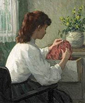 Sample artwork by Helge Helme (1894 - 1987), known for painting - View similar artists and auction records