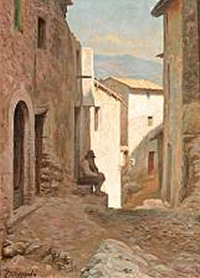 Sample artwork by Emil Wennerwald (1859 - 1934), known for landscape painting - View similar artists and auction records