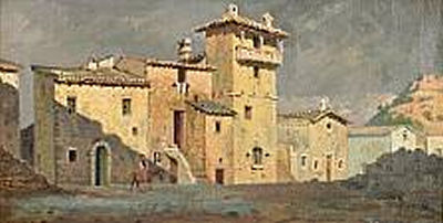 A South European Village Scene