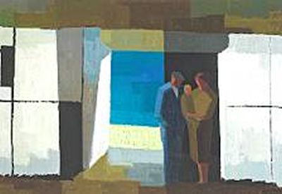 A Family by a Farmhouse