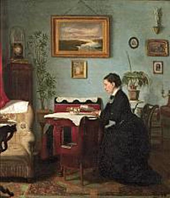 Interior with a Woman