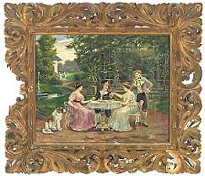 Garden with Tea Party