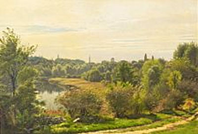 View from the Botanical Gardens by Niels Fristrup - Auction record, sale price, and art valuation. Compare with similar artists and explore comparable artworks.