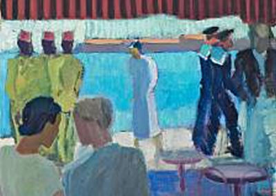 Street scenery from Toulon by Ellen Margrethe Krause - Auction record, sale price, and art valuation. Compare with similar artists and explore comparable artworks.