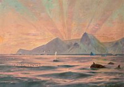 A view of a Greenlandic fiord