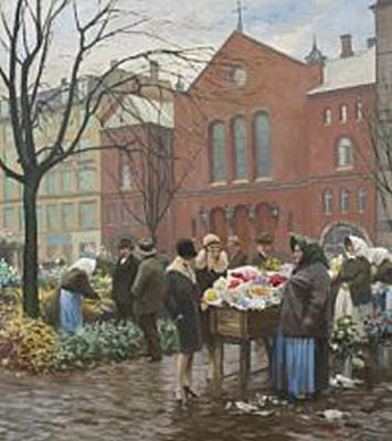People on flowermarked