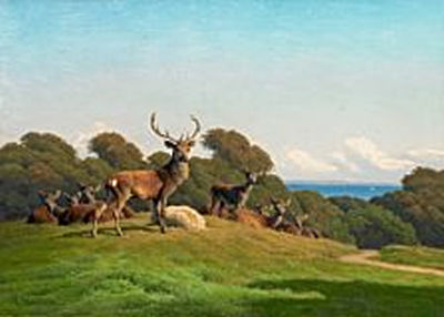 Red deer by Carl-Frederick Bartsch - Auction record, sale price, and art valuation. Compare with similar artists and explore comparable artworks.