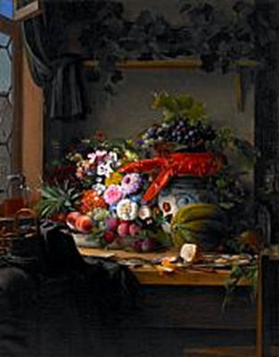 Sample artwork by Carl Vilhelm Balsgaard (1812 - 1893), known for portrait, genre, fruit and flower still-life painting - View similar artists and auction records