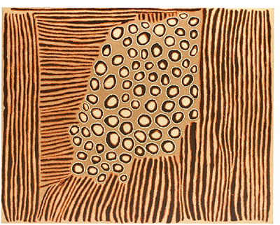 Sample artwork by Pirrmangka Napanangka (1945 - 2001), known for aboriginal art - View similar artists and auction records