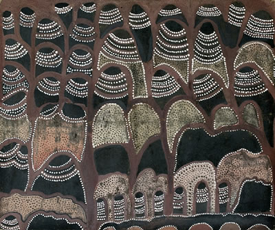 Sample artwork by Jack Britten (1925 - 2002), known for aboriginal art - View similar artists and auction records