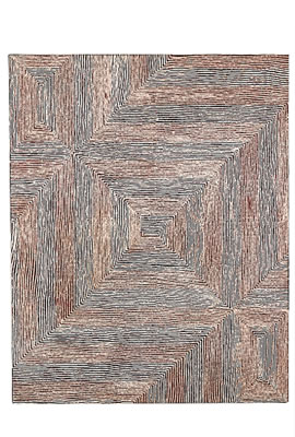Untitled (Thunderstorm at Kalipinypa, north of Sandy Blight Junction) by Elizabeth Marks Nakamarra - Auction record, sale price, and art valuation. Compare with similar artists and explore comparable artworks.