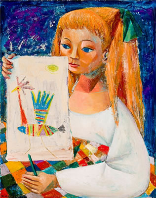 Girl with a Drawing