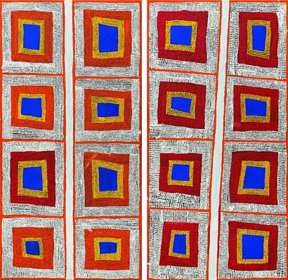 Purkitji (Diptych), 2002 (2) by Boxer Milner - Auction record, sale price, and art valuation. Compare with similar artists and explore comparable artworks.