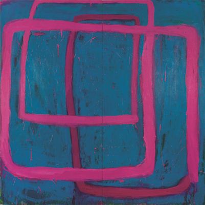 Travelling Pink Line, 1995 by Ildiko Kovacs - Auction record, sale price, and art valuation. Compare with similar artists and explore comparable artworks.