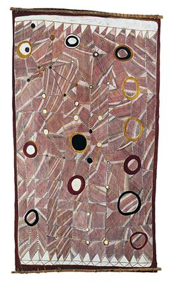 Sample artwork by John Mawurndjul (1952 - 2024), known for aboriginal painting - View similar artists and auction records