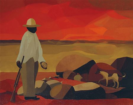 Sample artwork by Samuel Sydney Fullbrook (1922 - 2004), known for painting - View similar artists and auction records