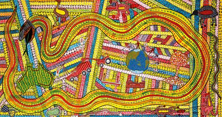 Awakening the Rainbow Serpent 1989 by Robert Campbell Jr - Auction record, sale price, and art valuation. Compare with similar artists and explore comparable artworks.