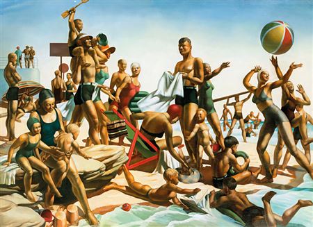 Sample artwork by Charles M Meere (1890 - 1961), known for painting - View similar artists and auction records