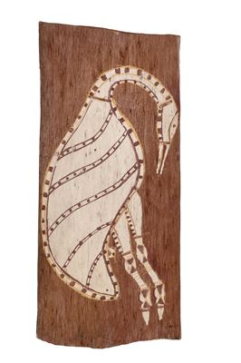 Brolga by January Nangunyari - Auction record, sale price, and art valuation. Compare with similar artists and explore comparable artworks.
