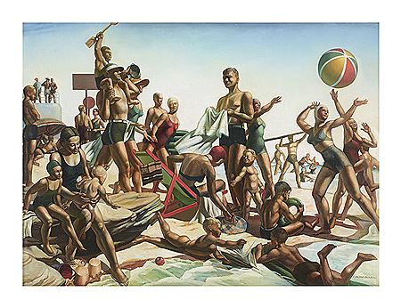 Australian Beach Pattern, c.1940 by Charles M Meere - Auction record, sale price, and art valuation. Compare with similar artists and explore comparable artworks.