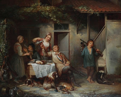 Return from the hunt
