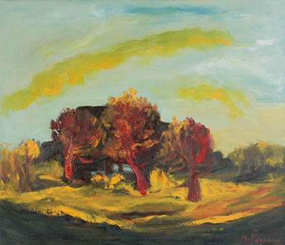 Orchard in the sun by Gabriel de Pauw - Auction record, sale price, and art valuation. Compare with similar artists and explore comparable artworks.