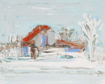 Winter landscape. by Robert Maufort - Auction record, sale price, and art valuation. Compare with similar artists and explore comparable artworks.