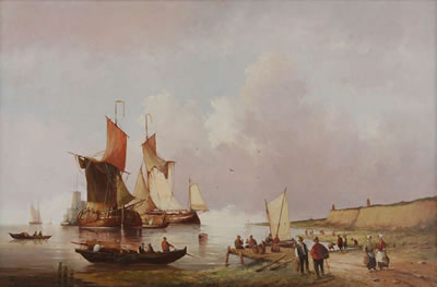 Terugkeer van de vissersvloot.