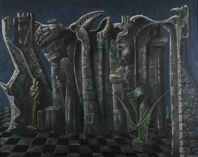 Surrealistische compositie. by Robert Hector Geenens - Auction record, sale price, and art valuation. Compare with similar artists and explore comparable artworks.