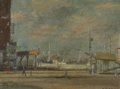 On the quay