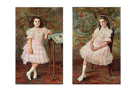 Meisjesportret. (2) by Albert Geudens - Auction record, sale price, and art valuation. Compare with similar artists and explore comparable artworks.
