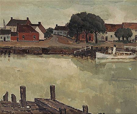 Sample artwork by Armand Deweerdt (1890 - 1982), known for painting - View similar artists and auction records