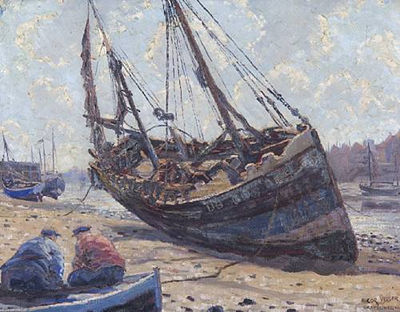 Low Water, Gravelines Harbour, France"