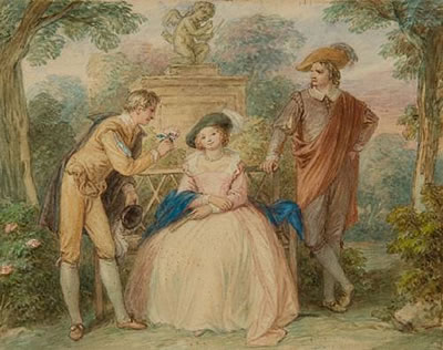 Sample artwork by John Masey Wright (1777 - 1866), known for painting - View similar artists and auction records