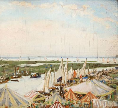 Blakeney Fair by Hugh Boycott Brown - Auction record, sale price, and art valuation. Compare with similar artists and explore comparable artworks.