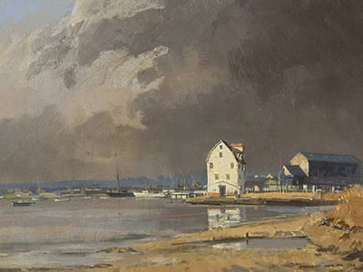 Woodbridge, towards the tide mill