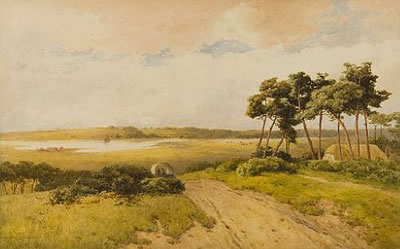 Towards the River Blythe by Thomas Pyne - Auction record, sale price, and art valuation. Compare with similar artists and explore comparable artworks.