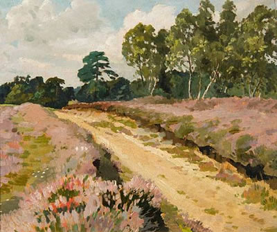 "Scene on Walberswick Common, near Old Southwold Railway"