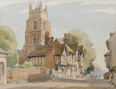 "Stoke by Nayland Church" by Albert Charles Ribbans - Auction record, sale price, and art valuation. Compare with similar artists and explore comparable artworks.