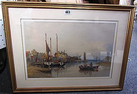 Braden Quay, Norfolk by William Howes Hunt - Auction record, sale price, and art valuation. Compare with similar artists and explore comparable artworks.