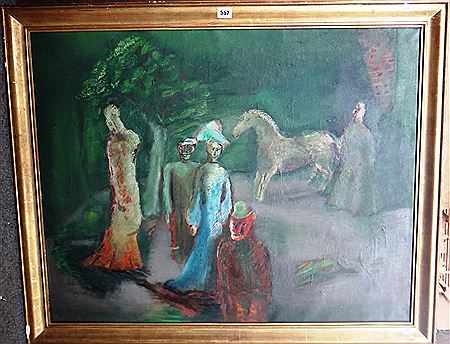 Theatre au Claire de Lune by Olivier Picard - Auction record, sale price, and art valuation. Compare with similar artists and explore comparable artworks.