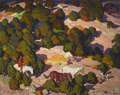 COMPOSITION FOR 'SUNSET IN THE FOOTHILLS'