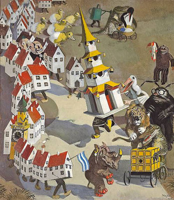 THE PARADE by Julius Moessel - Auction record, sale price, and art valuation. Compare with similar artists and explore comparable artworks.