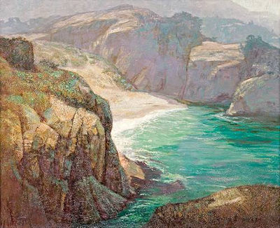 CHINA COVE, CARMEL by DeWitt Parshall - Auction record, sale price, and art valuation. Compare with similar artists and explore comparable artworks.